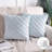 Square 18" Velvet Throw Pillow, Diamond Textured Decorative Pillows-211854844-267509950