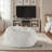 40 Inch Minky Dove Grey Memory Foam Lounger-860335891
