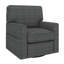 Fauteuil d'appoint pivotant à 360 ° avec poches latérales-879310647