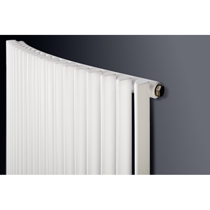 Andromeda Vertical Designer Radiator, White, 180 cm H x 58 cm W x 13 cm D