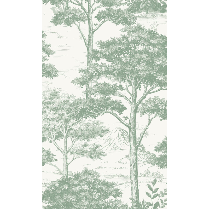 Papier peint Farmanela, Vert