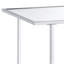 Console moderne en simili marbre miroitant