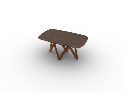 Cartesio Extendable Tables, 29.63"H x 65"L x 39.38"W, Black Statuary Marble, Matt Black