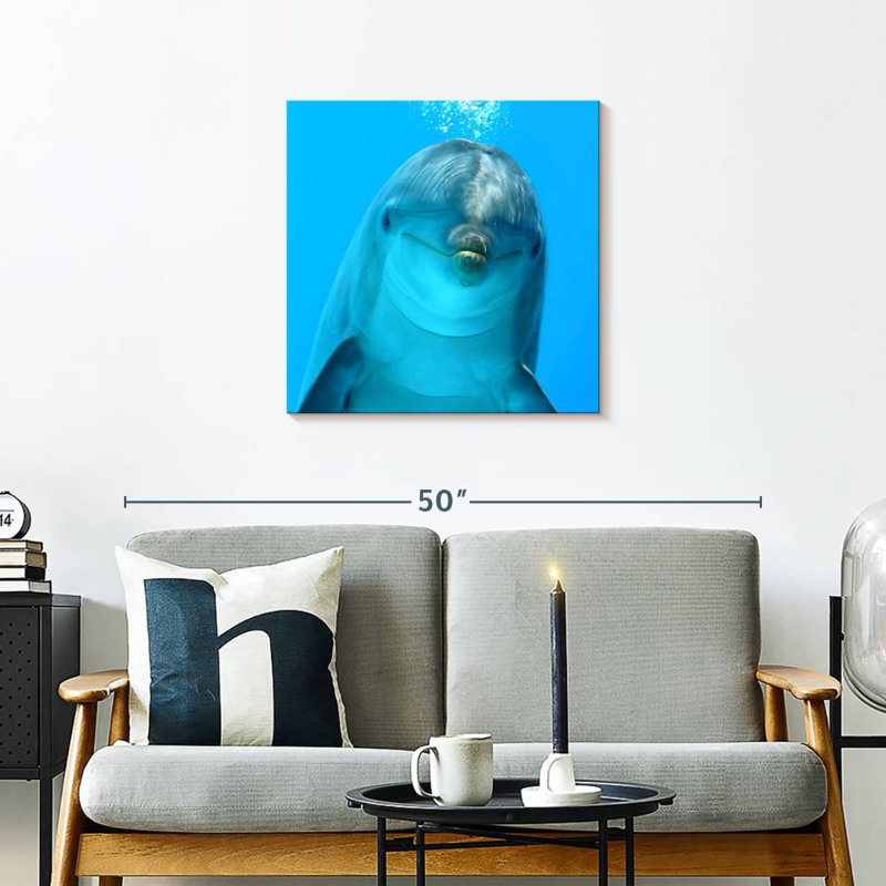 Brampt Dolphin Encounter, 24" H x 24" W