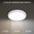 Argo Dimmable LED Flush Mount-29993896-29993899-57046125