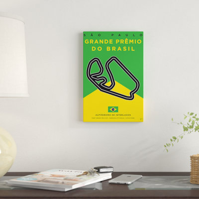 «Minimal Film», Interlagos Track, impression sur toile