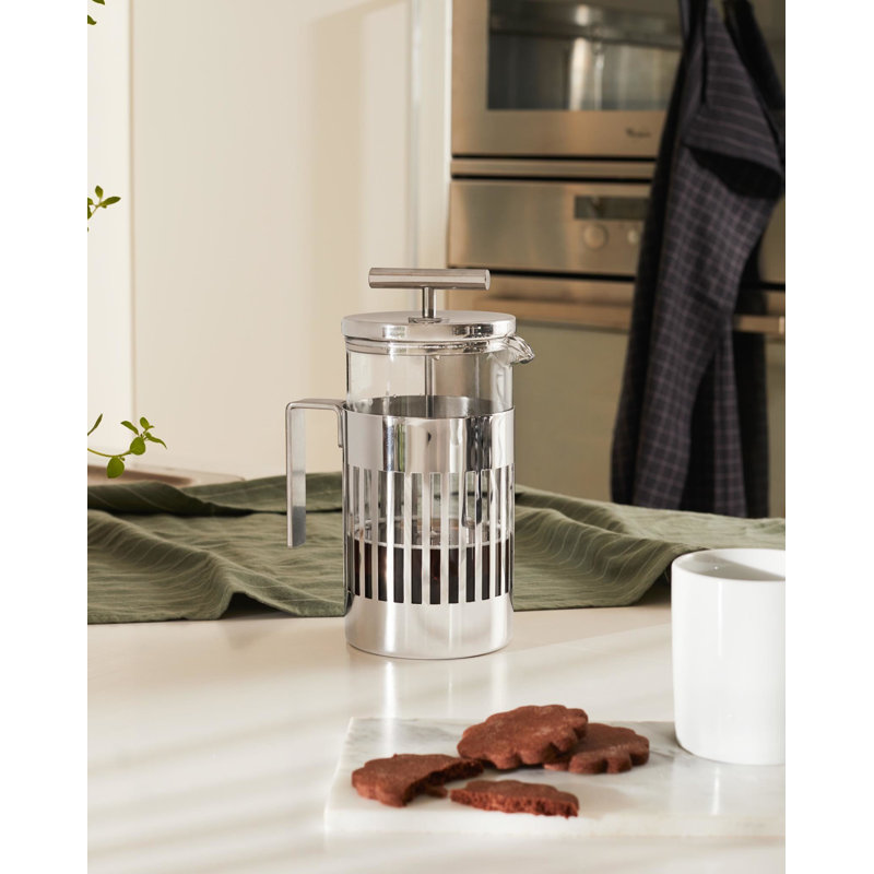 Press Filter Coffee Maker, 8 Cups