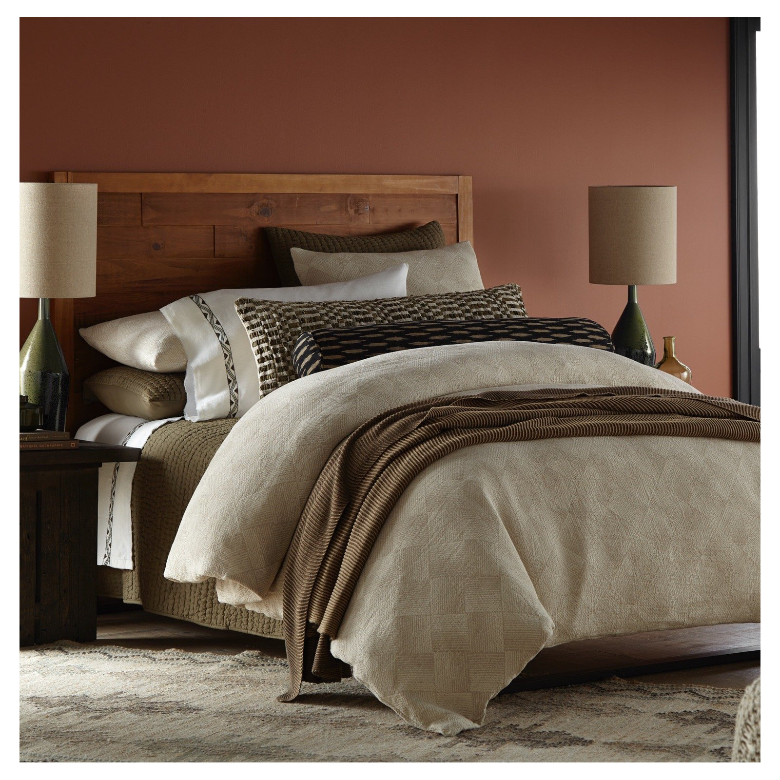 MAEVE QUILT, GREEN SET, King Quilt + 2 Shams