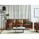 Ashtabula Genuine Leather Square Arm Sofa