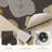 Abstract Stone Non-Slip Washable Kitchen Mats