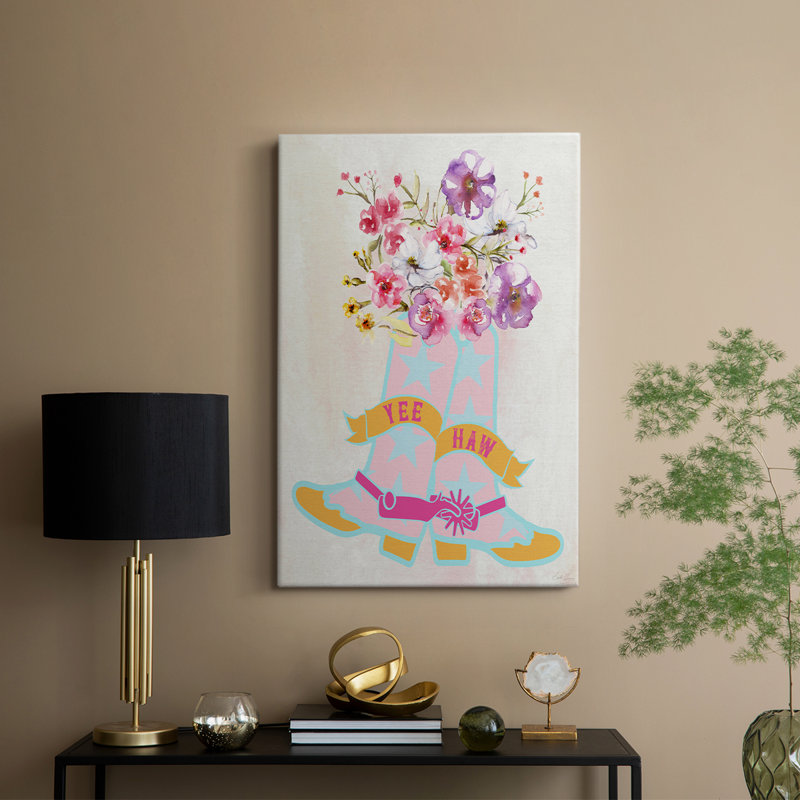 Giddyup Cowgirl II - Cavas enveloppés de galerie, H 36 po x l 24 po