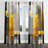 Avitzur - Abstract Geometric Velvet Room Darkening Grommet Curtain - 1 Panel-1119862197-1118918805