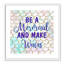 «Always be a Mermaid Be a Mermaid», art encadré-48184949-48184954