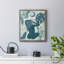 Toile encadrée de qualité supérieure Moon Gazer IV - prête à être accrochée-681548794-681548793