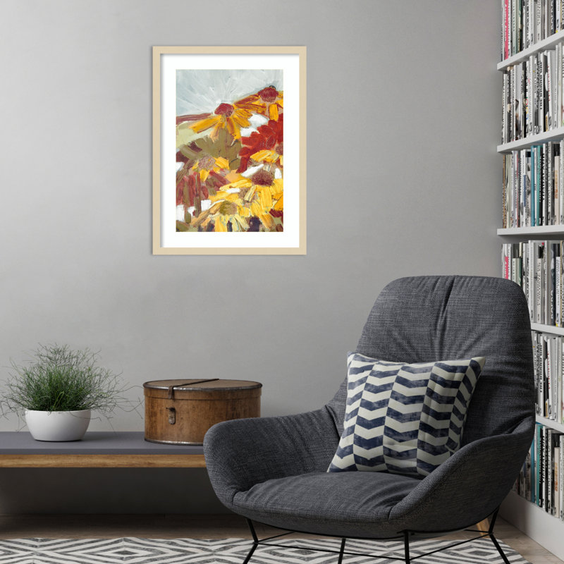 «Checking in I» par Rea Kelly, reproduction d'art murale en bois encadrée, H 25 po x l 19 po