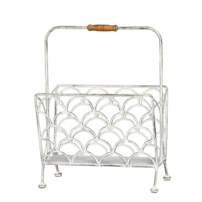 Maren Metal Free Standing Magazine Rack