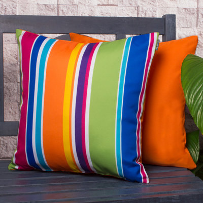 Bean Bag Bazaar Stripe Indoor-Outdoor Cushion