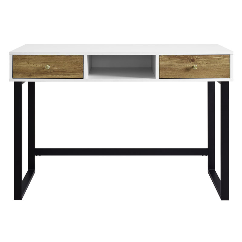 Bureau 2 tiroirs modern Demps