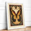 Monarch Study Art Deco - Framed Print-981529039-981529038