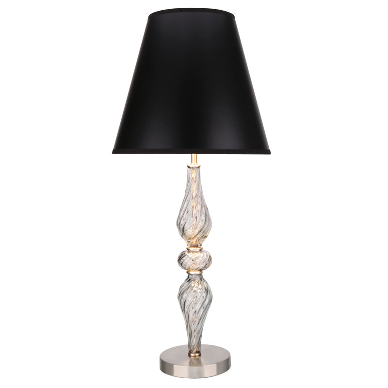 Zarrukh Table Lamp Lamp, Black