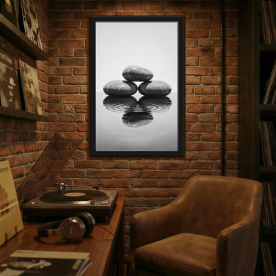 Bath & Laundry Calm Stones Reflection Water Ripple Balance Harmony Peaceful Zen