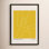 Caila "Geometric Abstraction in Yellow" Print
