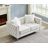 60'' Upholstered Loveseat, Velvet Sofa Couch with 2 Throw Pillows-112444034