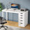 Bureau d'ordinateur à 5 tiroirs 47 po Nagore