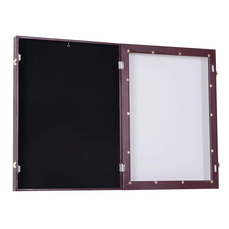 Jersey Display Case Jersey Display Frame Jersey Shadow Box Deep with Hinged  Door Black