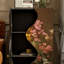 Armoire de rangement Vintage Floral