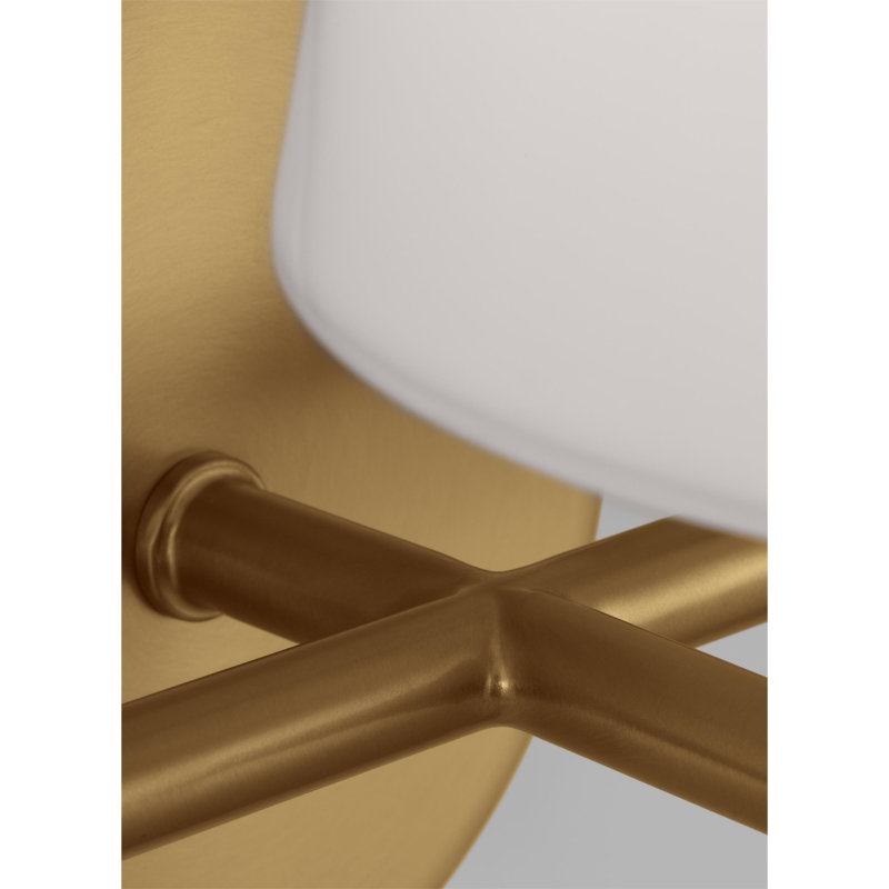 Monroe 3 - Light Vanity Light, Burnished Brass