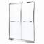 Porte de douche coulissante double sans cadre l 60 po x H 80 po-101025382