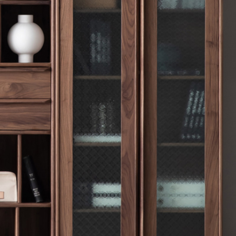 Pure solid wood bookcase