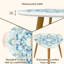 Ensemble de 2 tables basses gigognes Triangle