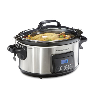 Hamilton Beach Programmable Stay or Go 6 Qt Slow Cooker