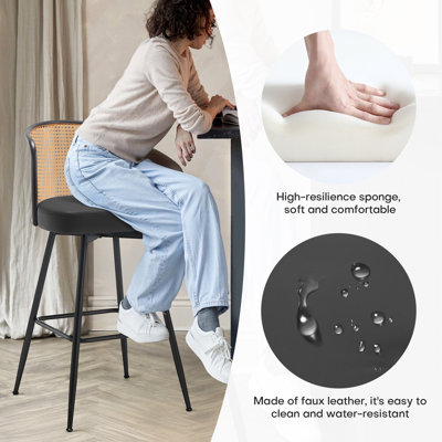 Tabouret pivotant Cane