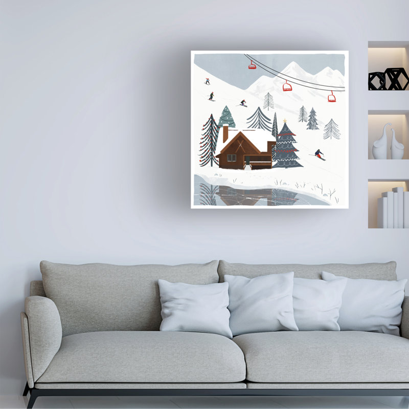 Modern & Contemporary Painting Print, 14" H x 14" W x 2" D