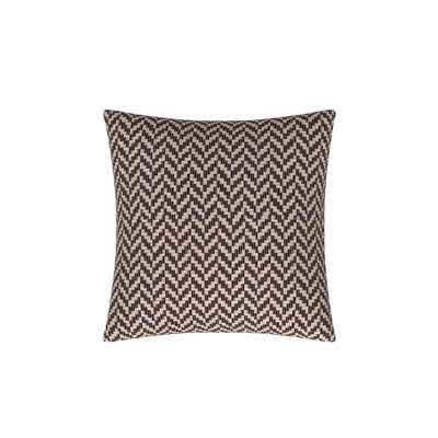 Hortense Chevron Feather Throw Pillow