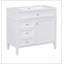 Meuble-lavabo moderne 36 po avec lavabo supérieur