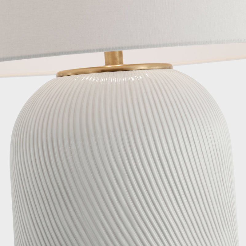 Mirelle Table Lamp, Ivory