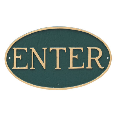 Plaque de jardin «Entrée»