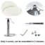 Tabouret de bar rotatif à hauteur ajustable Temelec-311600828