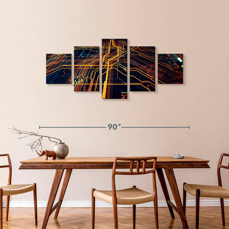 Circuit Board, 36" H x 80" W
