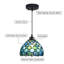 Mini-luminaire suspendu Tiffany-1028703417