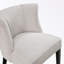 Chaise d'appoint rembourrée avec pieds robustes-1346682874