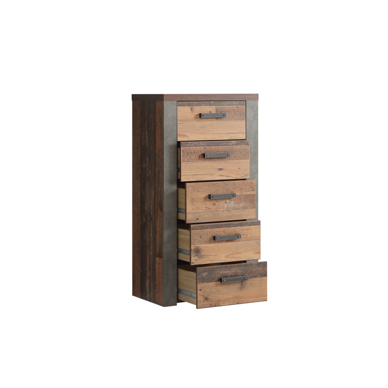Beckton 5 - Drawer Rectangle Accent Chest