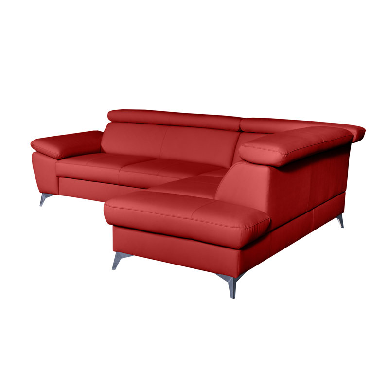 Ashianna 4 Seater Sofa Bed, Right Hand Facing, Red