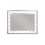 La Scala Flat Metal Beveled Wall Mirror
