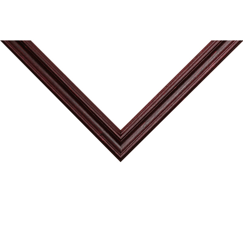 Classic Single Image Picture Frame, Glass, 5" x 7" Matted to 3.5" x 5", Brown