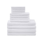 Big Bundle Big Bundle 100% Cotton Quick Dry 12 Piece Bath Towel Set
